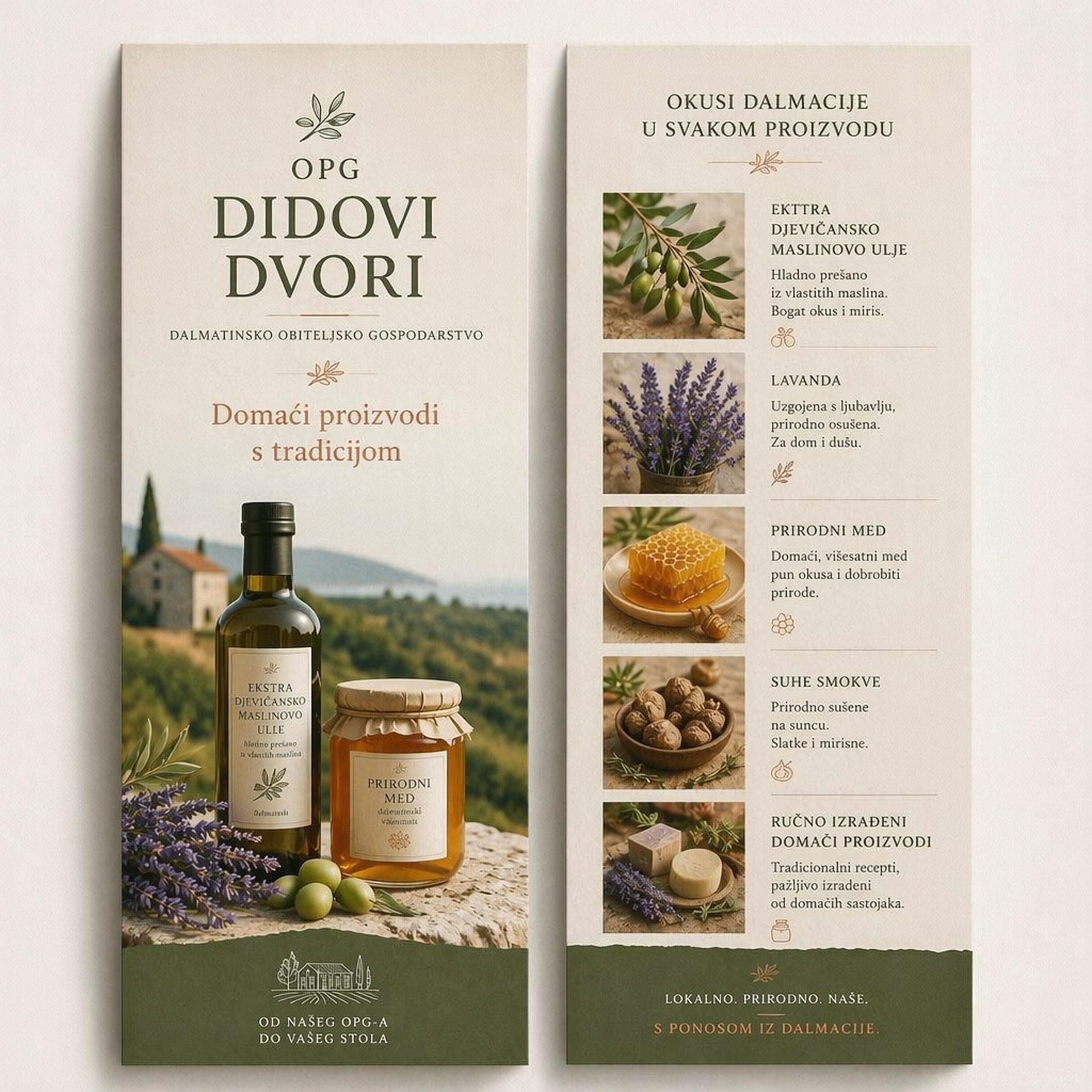 didovi-dvori-branding Didovi dvori – dizajn promotivnog letka za obiteljsko poljoprivredno gospodarstvo